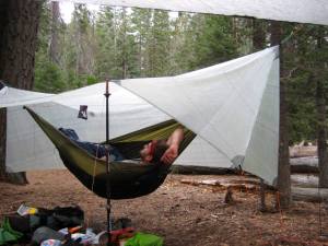 Napping under the Tarp