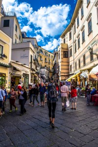 Crowds in Amalfi